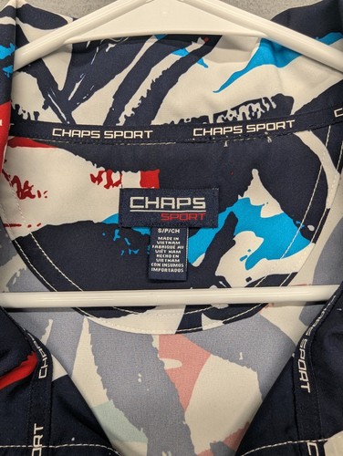 Chaps Jacke Damen Größe S Rot Weiß Blau Polyester Langarm Durchgehender Reißverschluss - Bild 2 von 5