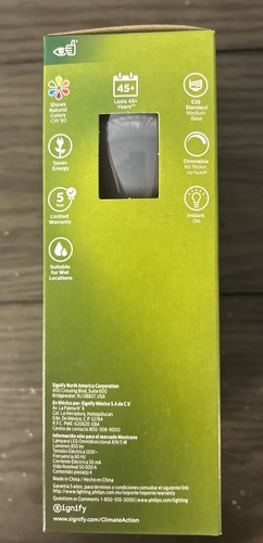 Philips Ultra Efficient 60W LED Soft White Light Bulb 4 Pack - Picture 2 of 2