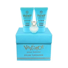 Versace Dylan Turquoise 3Pcs Miniature Splash Gift Set For Women