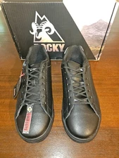 Rocky Mens Black Composite Toe Work & Safety Shoes SR CASUALS 9.5 (M)