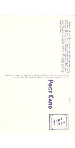 Seven Falls S. Cheyenne Canyon Colorado Springs CO ~1960s Clark Postcard - Picture 2 of 2