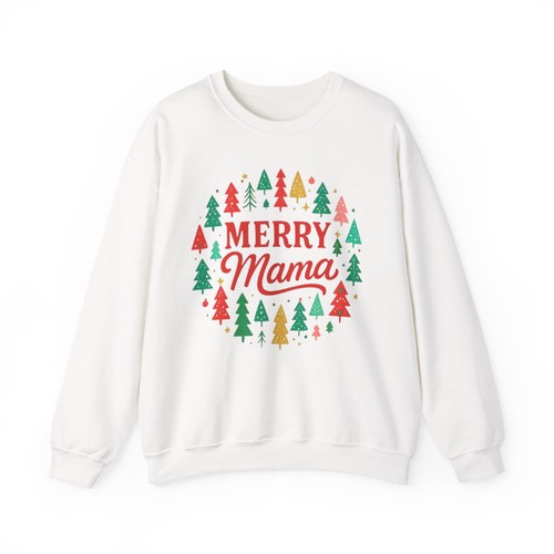 Merry Mama Christmas Sweatshirt | Mama Holiday Top, kuschelige Winterkleidung für Mamas - Bild 3 von 68