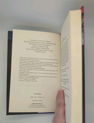 Okkultation und andere Geschichten von Laird Barron (2010, Nachtschattenbücher) - Bild 3 von 4