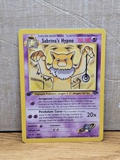 Sabrina's Hypno 56/132 1st Edition Gym Challenge Non-Holo Pokémon Card TCG 