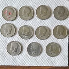 Kennedy Half Dollar 50C Coins Lot, 1971 1974 1976, Business Strike, 11 Coins