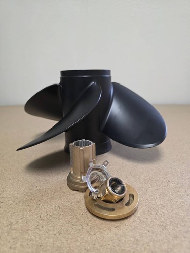 13 x 17 4Blades Boat Propeller For Mercurry 40-140HP 15Tooth RH 48-8M8026590 - Picture 3 of 5