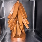 New Listing5 Pc Wooden Trivet Hot Dishes Tree Shape Set Coaster Teapot Hot Pots