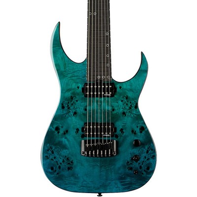 Schecter KM7 MKIII Artist With Lungren Pickups Electric Guitar Lagoon Fade