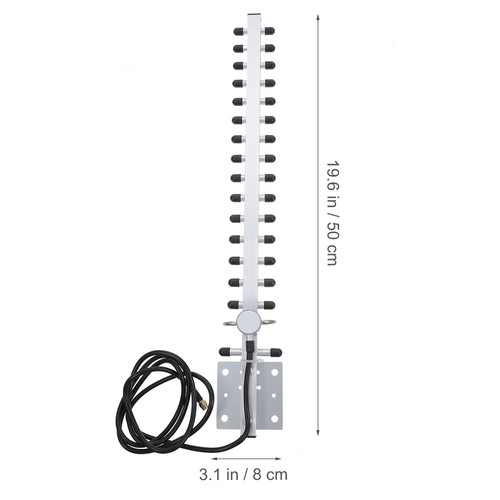 Set of 2 Wireless Fish Bone Antenna Wifi Adapter Wifii Directional - 第 7/12 張圖片