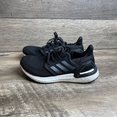 Adidas UltraBoost 20 EG0714 Womens 6 Running Shoes Core Black Athletic Sneakers