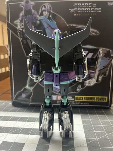 Authentic Takara Tomy Transformers Masterpiece MP-9B Black Rodimus Convoy - Picture 7 of 9
