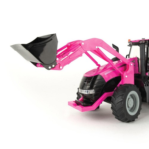 1/16 Big Farm Case IH Magnum PINK Tractor with Loader and Lights & Sounds, 47430 - Picture 3 of 9