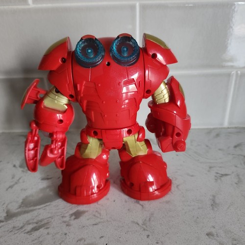 Marvel Super Hero Squad Iron Man Hulk Buster Armor Imaginext Spinning Fist - Picture 14 of 16
