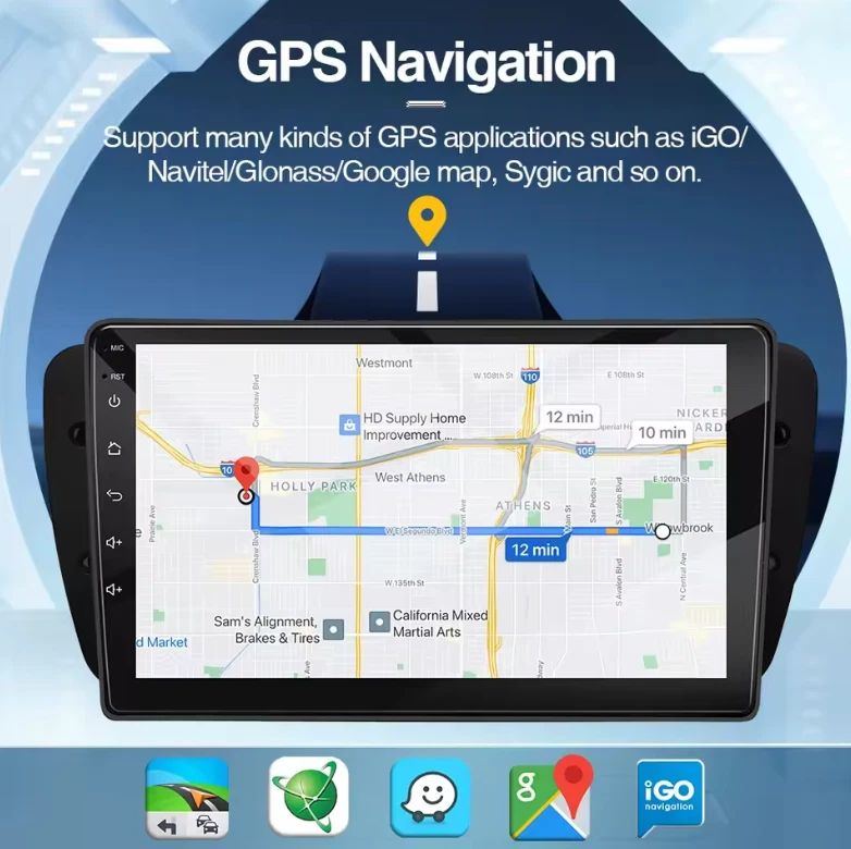 Autoradio Android 9" per Seat Ibiza MK4 6J 2008–2015 | 2+32GB CarPlay Android Au - Immagine 4 di 4