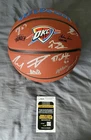 Oklahoma City Thunder 2025-26 Team Signed Basketball Autograph 8 Autos JSA COA