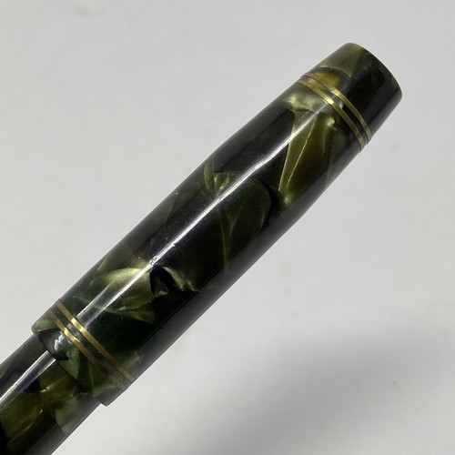 Parker parkette deluxe Green marble With nib As Is - Picture 5 of 10