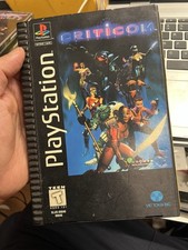 Criticom Sony PlayStation 1 PS1 Long Box CIB With Reg Card