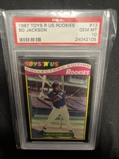 1987  Toys R Us Rookies - Bo Jackson #13 (RC) PSA 10