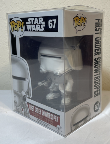 Funko Pop! Vinilo: Star Wars - Snowtrooper (primer pedido) #67 con protector - Imagen 11 de 11