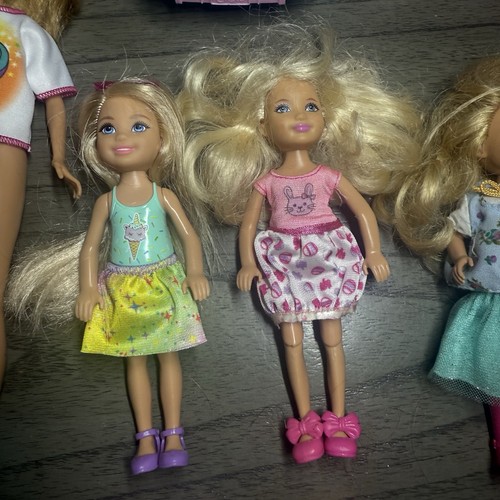 Lot Of Barbie Little Sister Babysit Skipper Chelsea Stacie Simba Boy Car Scooter - Picture 21 of 24