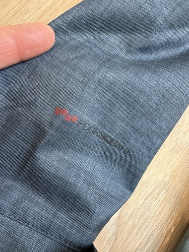 FOURSQUARE Giacca Snowboard Vintage Uomo L Sci Invernale Arancione, Blu e Grigio Bella! - Foto 9 di 24