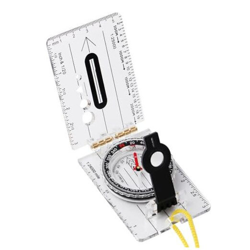 Military Compass Hiking Survival, Small Easy to Carry Math Compass for Kids, - Picture 1 of 8