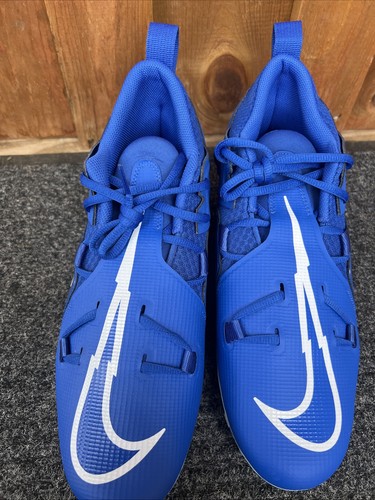 Nike Alpha Menace Pro 3 Men 11 Football Cleats Game Royal Blue CT6649-414 NEW - Picture 5 of 10