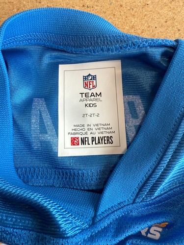 Maglia blu nuova con etichette Toddlers taglia 2T San Diego Chargers BOSA #97 NFL TEAM APPAREL - Foto 2 di 3