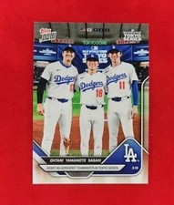 Ohtani Yamamoto Sasaki 🔥 2025 Topps NOW #7 Dodgers Teammates ⚾️ Tokyo w/1-touch