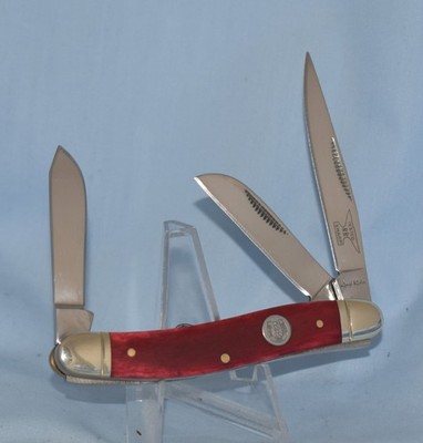 ROUGH RIDER REDBONE STOCKMAN KNIFE ''NEAR MINT!!