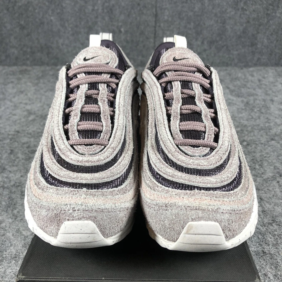 Nike Air Max 97 туфли женский размер 6,5 серый фиолетовый DQ0132-992 вельветовые кроссовки - Изображение 4 из 4
