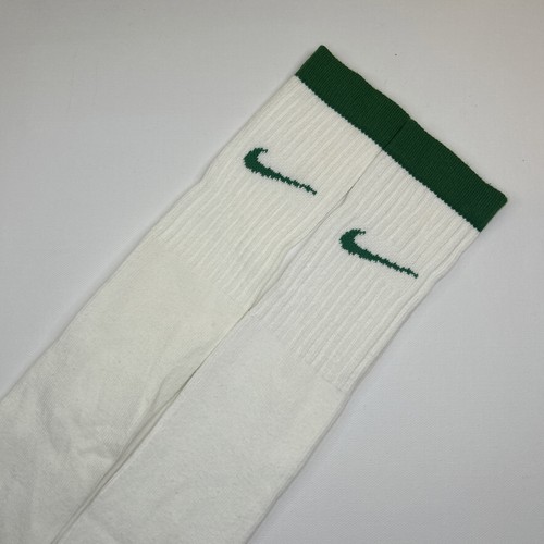 Vintage Nike Tube Socks NOS 24" White Green 90's Y2K Mens OG Soccer Sports - Picture 4 of 11