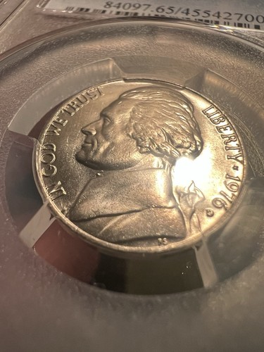 Jefferson Nickel 1976-D 5c graduación profesional MS65FS peldaños completos níquel - Imagen 5 de 7