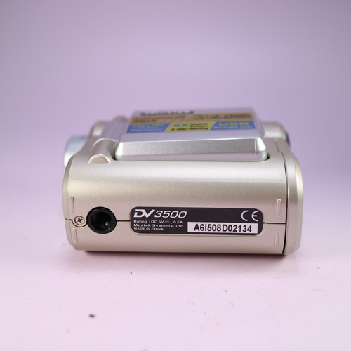 Mustek DV3500 Handheld MPEG4 Digital Video Camcorder Silver Tested - Picture 6 of 8