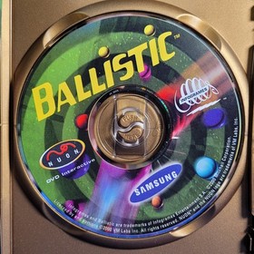 Ballistic: Samsung Nuon Interactive DVD Puzzle Game Infogrames 2000 Excellent