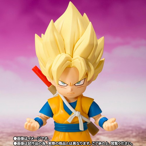 EN STOCK Bandai S.H.Figuarts SHF Dragon Ball Super Saiyan Goku Mini Daima - Imagen 4 de 12