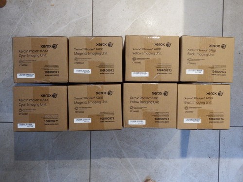 Job Lot of 8 x Xerox 108R00971/2/3/4 Imaging Drum Units for Phaser 6700 (Box 7)