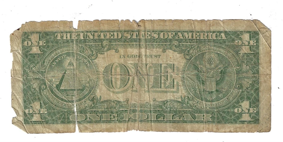 1 Dollar 1957 United States Banknote Silver Certificates #  419 - Image 3 of 3