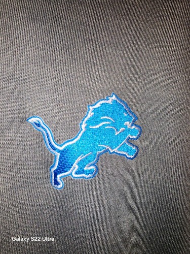 NWT Antigua Detroit Lions Quarter Zip Pullover Sweatshirt Polyester Women's XL - Foto 3 di 7