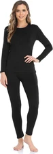 Thermal Underwear for Women Long Johns with Fleece Lined Base Layer Women Cold W