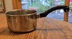 Vintage Farberware 1 Qt Saucepan No Lid Pot Stainless Steel Aluminum Clad USA