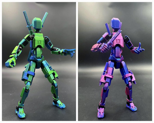 T13 Action Figure Set (Assembly Completed), 3D Printed Multi-Jointed, Titan 1... - Picture 7 of 7