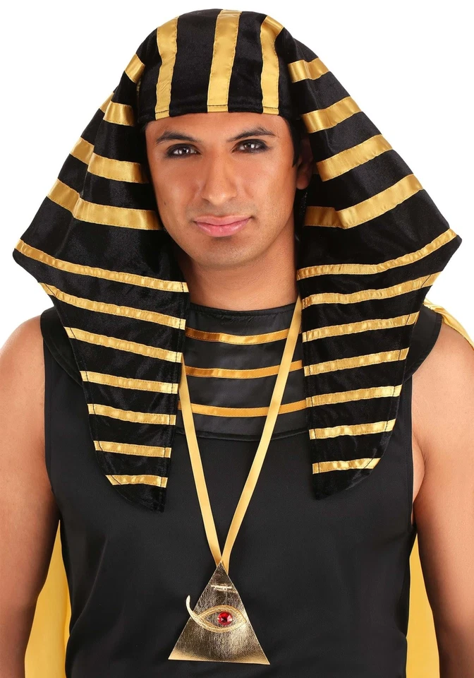 Sexy Disfraz de Rey de Egipto Dreamgirl para Hombre Negro/Dorado Mediano Foto 4 de 4