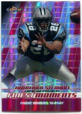 JONATHAN STEWART 2008 Topps Finest FINEST MOMENTS REFRACTOR #FM-JS
