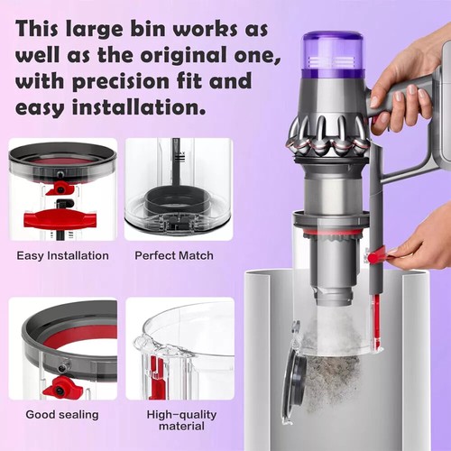 970050-01 Staubbehälter Ersatz für Dyson V11 V15 Behälter Groß Staub Mülleimer - Bild 4 von 17