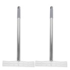 2 Pcs Custom Hand Held Flag Activity Signboard Outdoor Handheld Holder