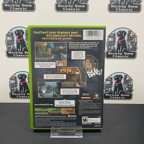 XIII (Microsoft Xbox, 2003) - CIB complet - Photo 3/5