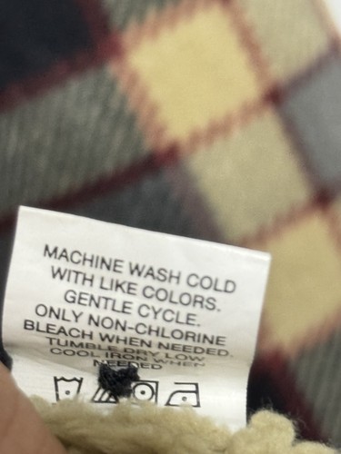 Berkley Jensen Sherpa gefütterte karierte Hemdjacke Flanell Herren XL rot schwarz neu mit Etikett - Bild 4 von 5