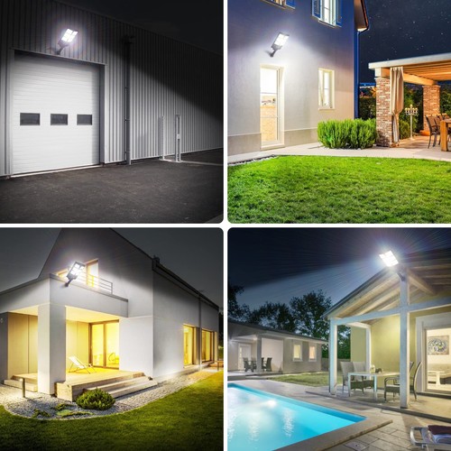 150W Solar Lights Outdoor Waterproof, 8000LM LED Solar Flood Lights Outdoor M... - Picture 5 of 8