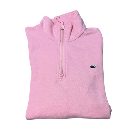 Vineyard Vines Pink Quarter-Zip Pullover | Girls XL (Fits Women’s Small) - Picture 2 of 5